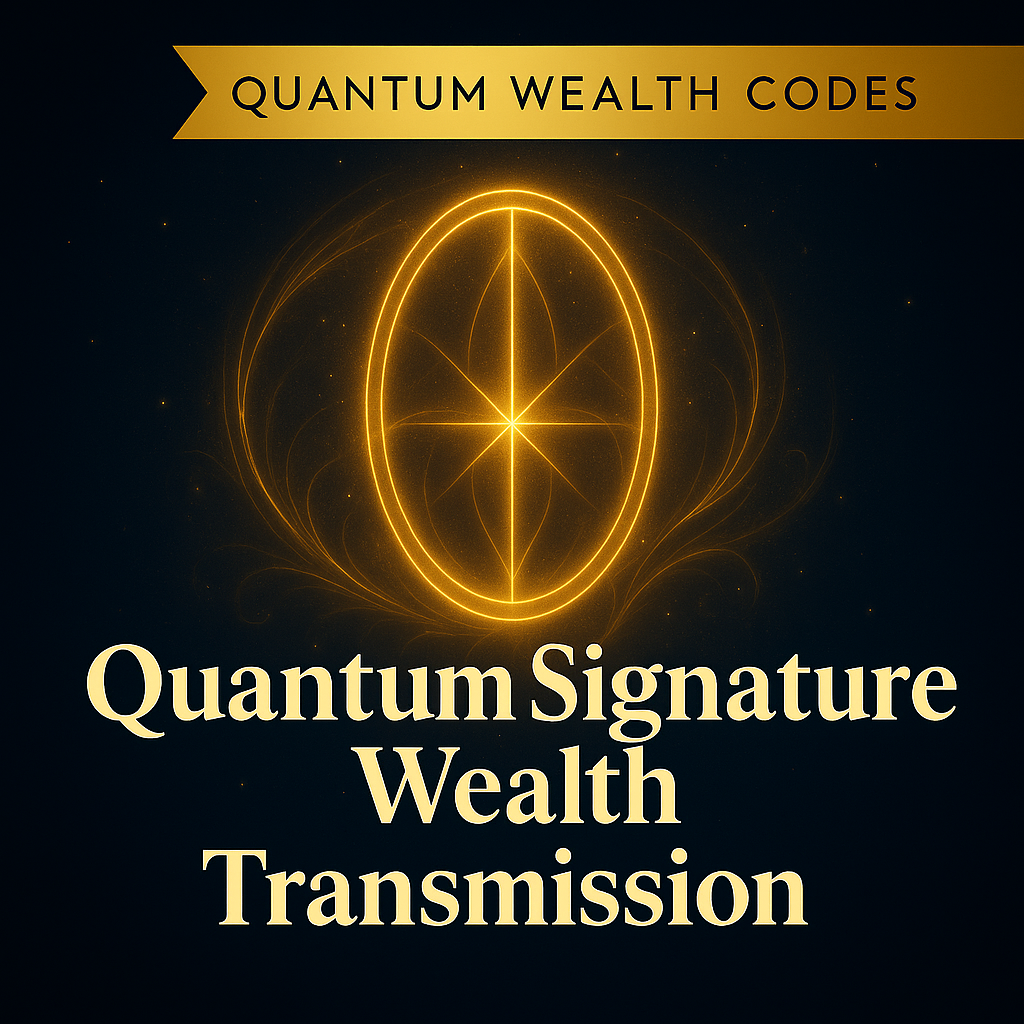 Quantum Signature Wealth Transmission
