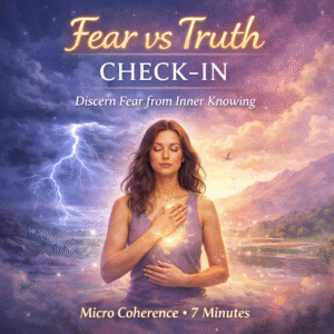 Fear vs Truth Check In